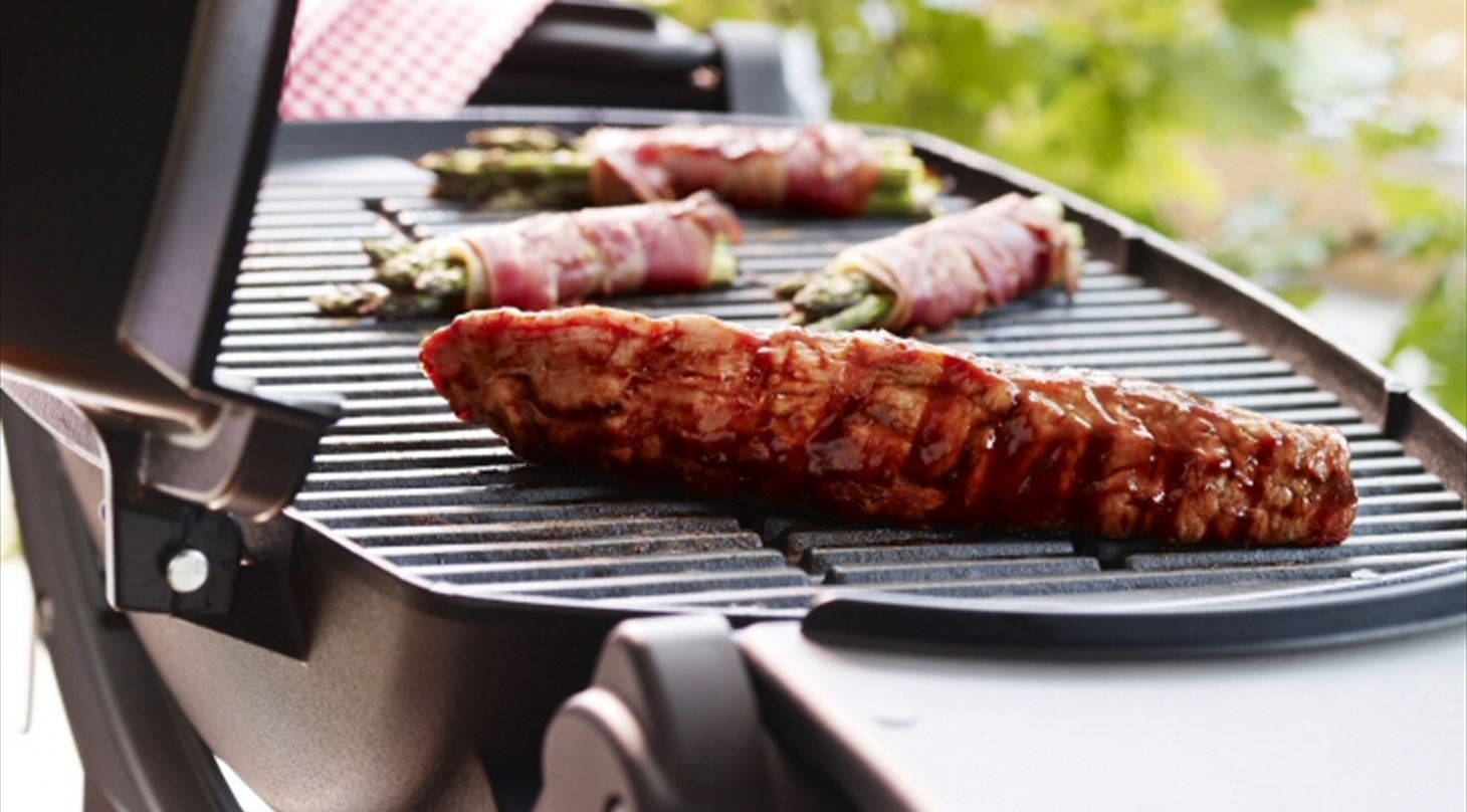 Svinekød på grill